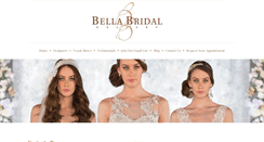 Desktop Screenshot of bellabridal.com